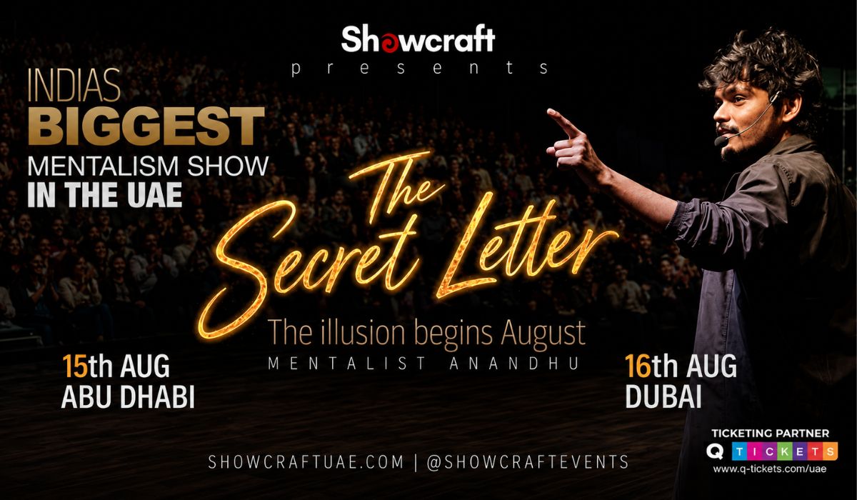 Mentalist Anandhu Is Coming to UAE this August  